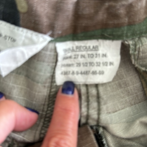 Cargo pants unisex fatigues camouflage - Picture 6 of 10